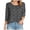 Black_1, variant on Godom Women's Casual 3/4 Sleeve T-Shirts Round Neck Cute Tunic Tops Basic Tees Blouses Business Work Tee Top