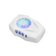 thumbnail image 1 of Injueey Enfriador de teléfono móvil, ventilador de refrigeración portátil con clip para teléfono móvil con rápido, radiador ajustable Teléfono y Comunicación Blanco, 1 of 6