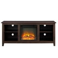 thumbnail image 4 of Walker Edison 58-in. Wood Fireplace Media TV Stand Console, 4 of 8