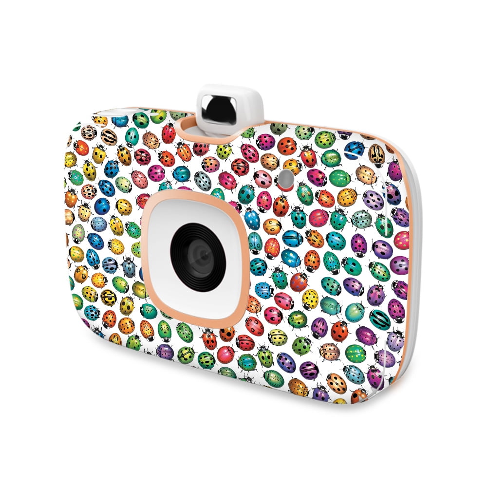 Skin Decal Wrap Compatible With HP Sprocket 2-in-1 Photo Printer Sticker Design Color Bugs