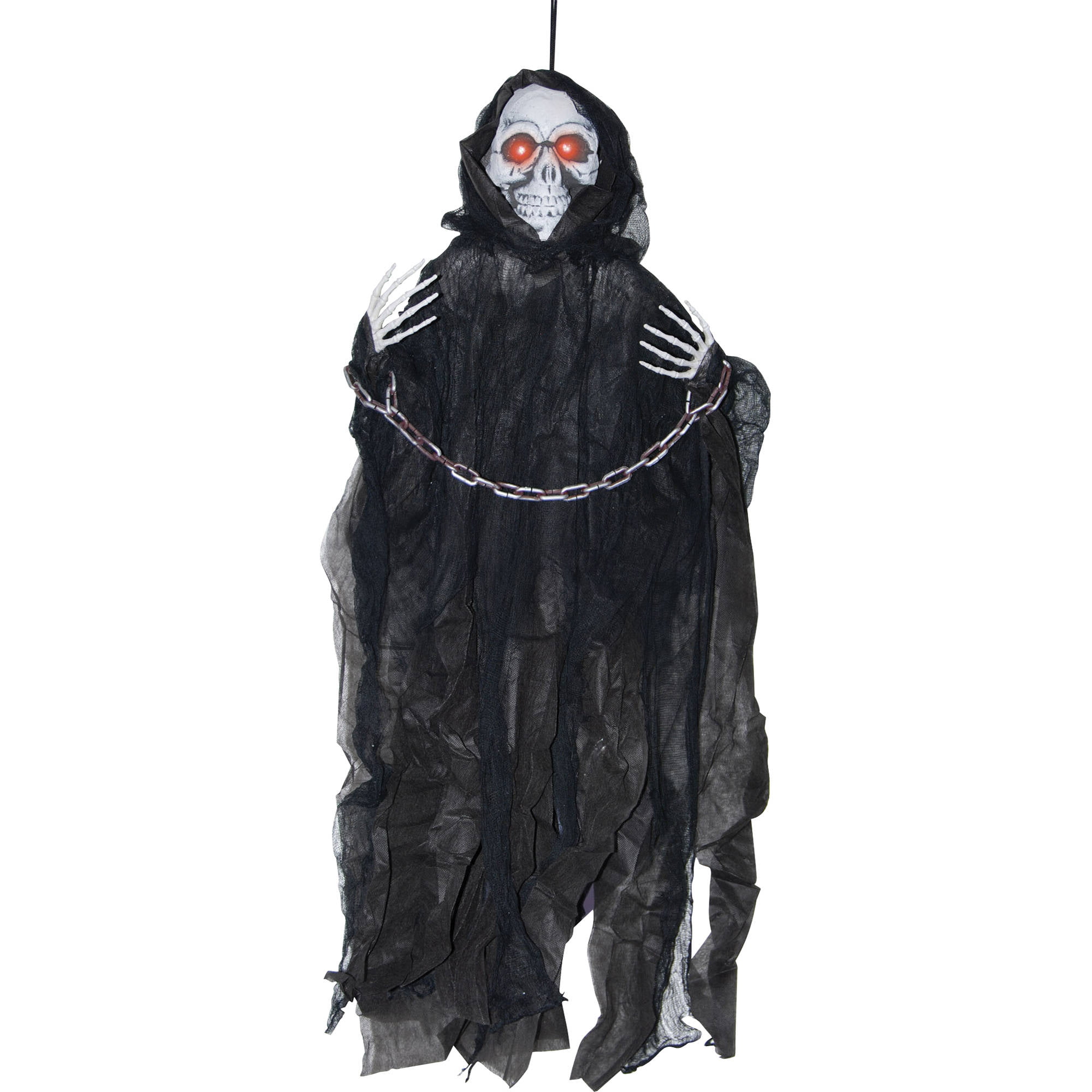 Hanging Reaper In Chains Halloween Decoration - Walmart.com