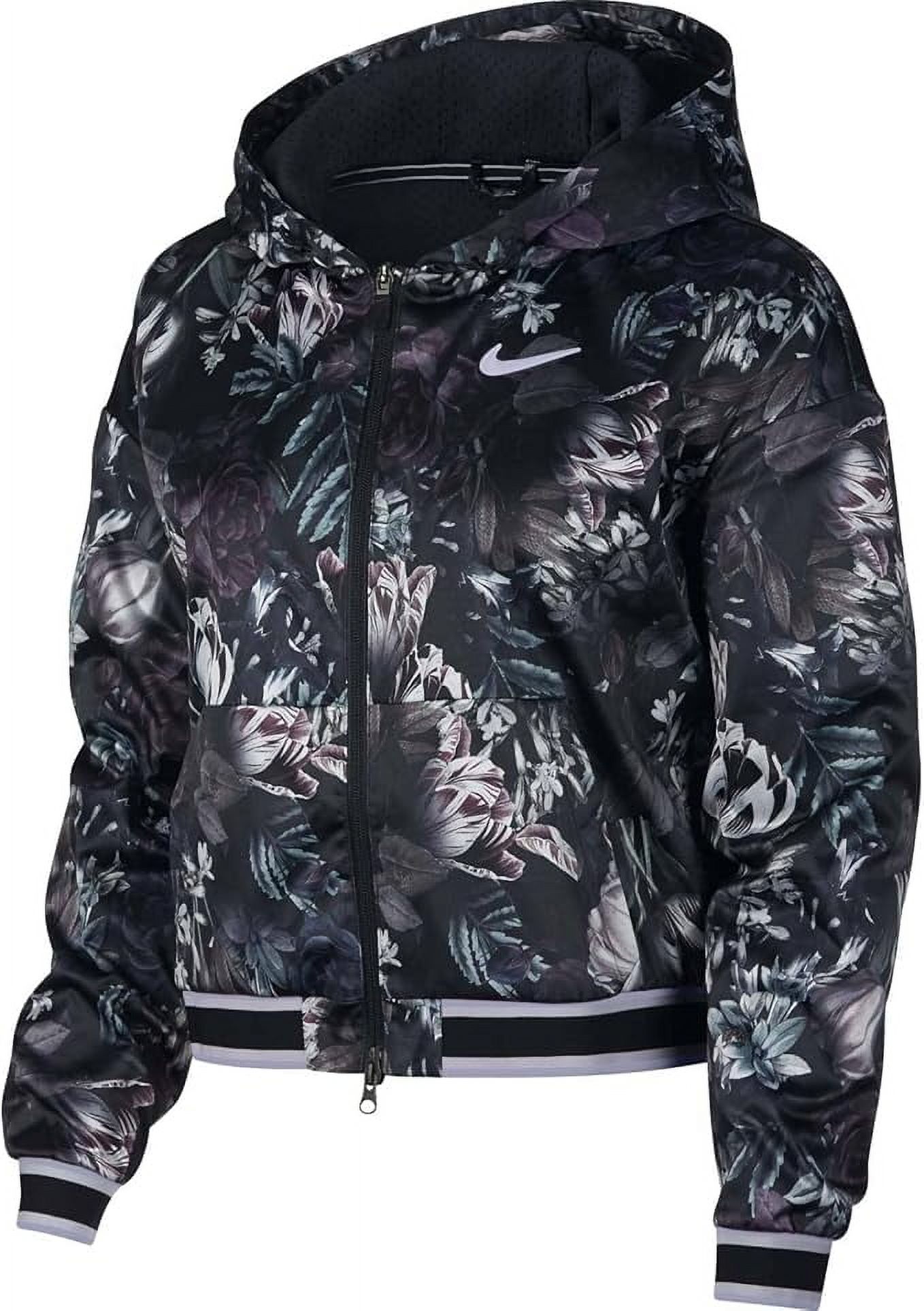Nike Women's Dri-FIT Tennis Floral Printed Jacket photo 1