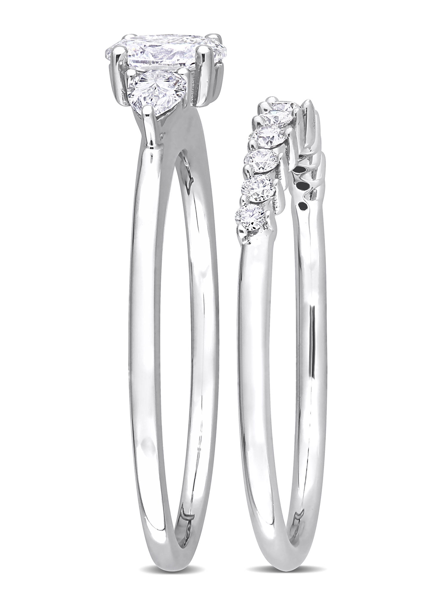 Everly Women's Diamond 14k White Gold Bridal Set