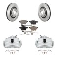 thumbnail image 1 of Transit Auto Front Disc Brake Caliper Rotors and Ceramic Pads Kit for Car Audi TT Quattro with 340mm Diameter Rotor KC8-100454T, 1 of 11