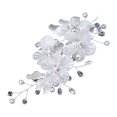thumbnail image 2 of Horquillas para el pelo para boda, accesorios decorativos para fiestas, novedosos, ligeros, regalo para fiestas, pinzas para el pelo, para Alambre de plata blanco, 2 of 10