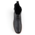 thumbnail image 4 of Vance Mens Pratt Zip-up Round Toe Chelsea Boot, Widths Available, 4 of 9