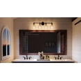 thumbnail image 2 of Urban Ambiance Luxury Urban Industrial Bath Fixture, Size: 10-7/8"H x 33-1/2"W, with Mid-Century Modern Style Elements, Olde Bronze Finish and Clear Shade, UHP2504, 2 of 7