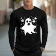 thumbnail image 1 of Handshe Mode Homme Décontracté Imprimé Sport Manches Longues Col Rond Blouses Chemises - Blouse Homme avec Entretien Facile, Costumes Halloween Homme Adulte, 1 of 5