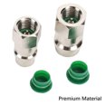 thumbnail image 4 of JIAHAOO 2 Pcs Adaptateurs de Conversion R12 à R134A 1/4” SAE Capuchons Rouges Bleus pour Kit de Conversion AC Métal Plastique, 4 of 10