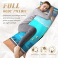thumbnail image 3 of KLL Ultra Soft Microfiber Body Pillow Cover/Pillowcases 20"x54" with Hidden Zipper Closure-Underwater Aquarium Arches, 3 of 5