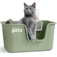 thumbnail image 1 of Arenero ESQUIMAL Verde con Paredes Altas y Pala para Gato, 1 of 6