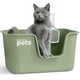 thumbnail image 1 of Arenero ESQUIMAL Verde con Paredes Altas y Pala para Gato, 1 of 6