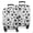 Pet Paw Print, variant on Goldendoodle Dog and Flower Floral Luggage Cover Fashion Suitcase Cover Baggage Covers Fit 25-28 Inch Luggage (Go Travel)