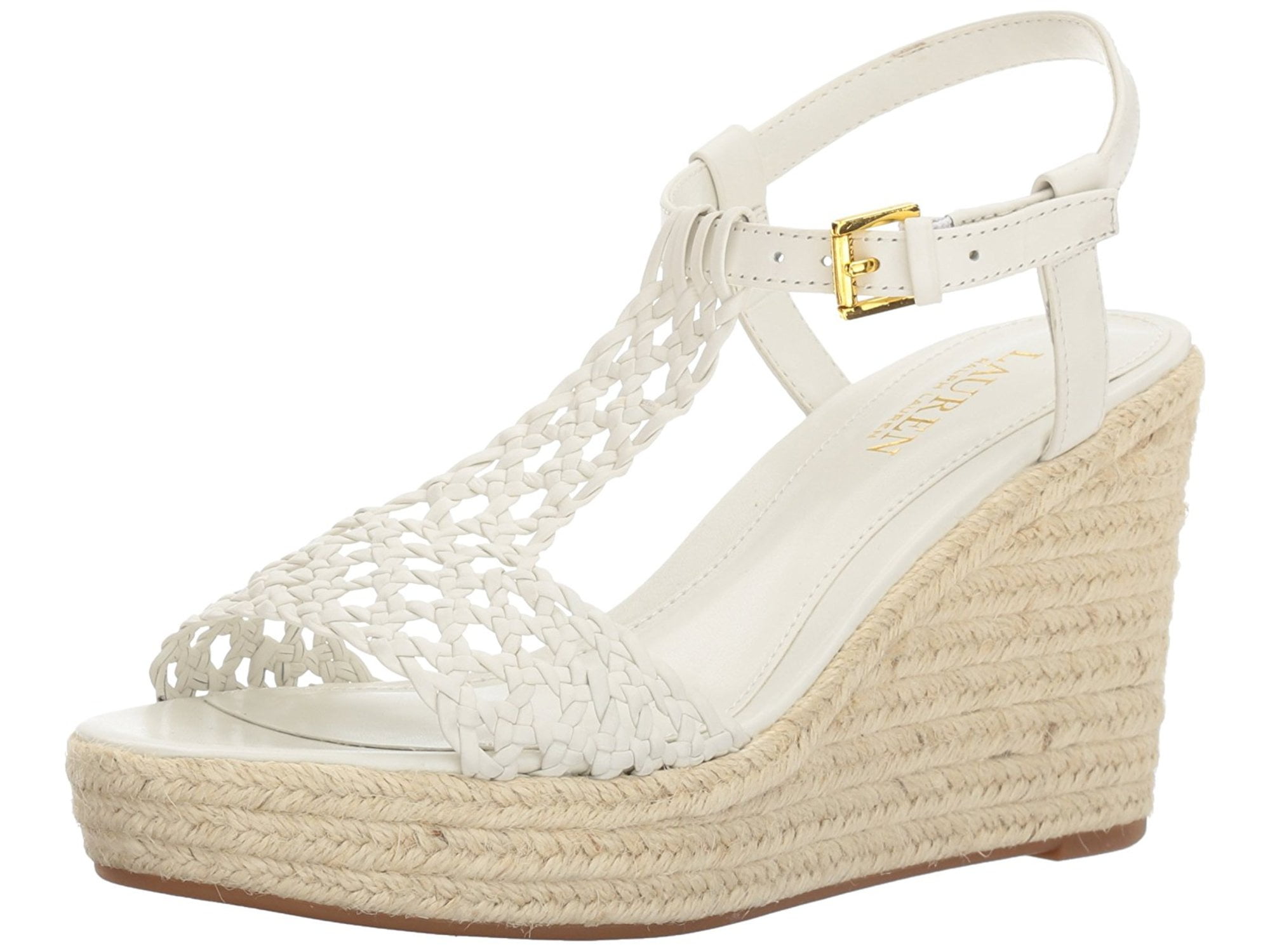 ralph lauren espadrille wedges open toe