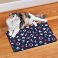 thumbnail image 2 of Sailor Mariner Seashell Sailing Dog Food Mat – Maritime Beach Pet Feeding Mat 12x20, Non-Slip, Absorbent, Quick Dry, Waterproof, Easy Clean, 2 of 7