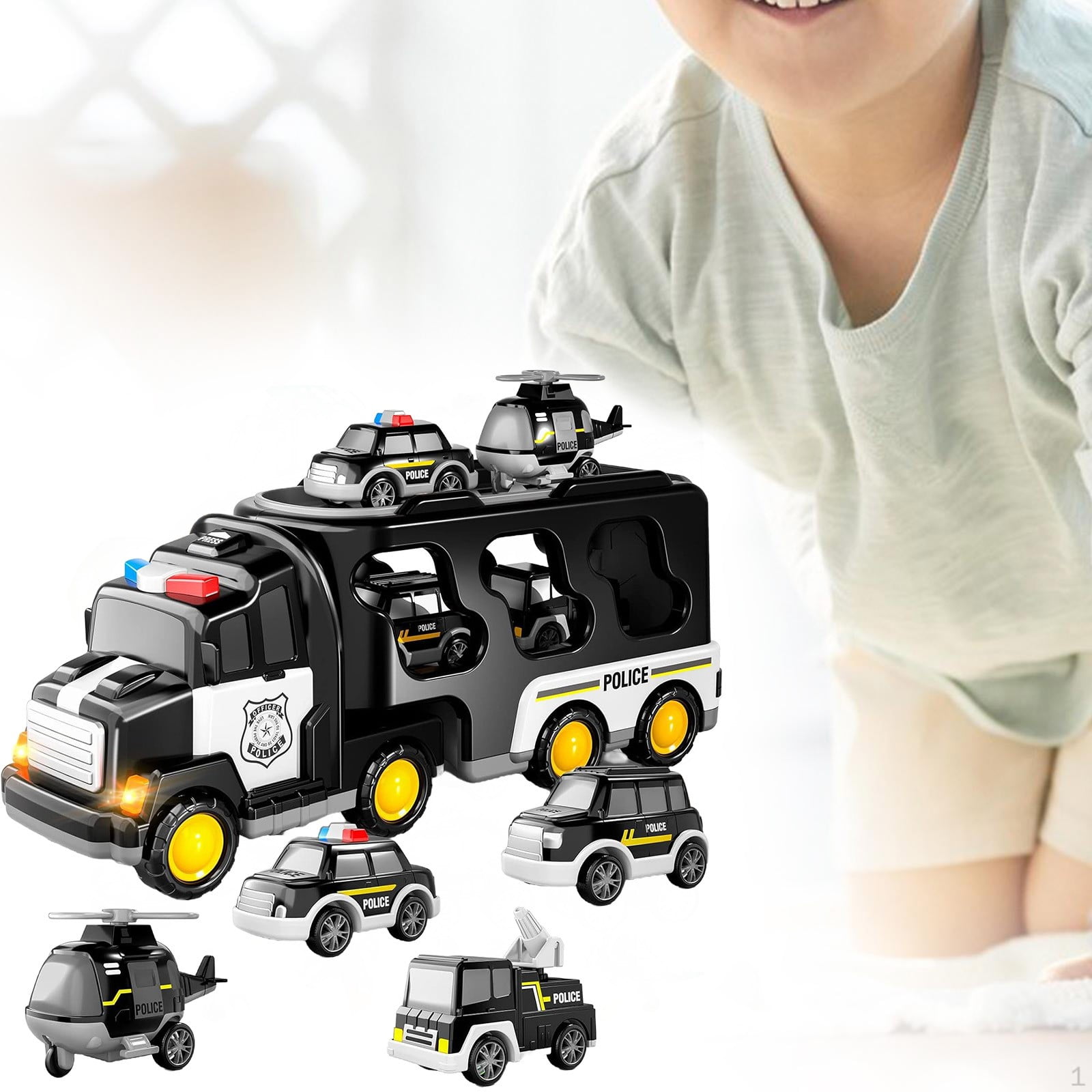 wznxdo Hot Sale Children Model Car Toys Engineering Car Children Boys Girls Toy Car Set Gift Storage Car Kids Holiday Birthday Gifts