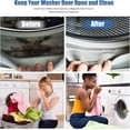thumbnail image 4 of Washer Door Prop, Magoog Front Load Washer Door Prop, Keep Front Load Washer Door Open and Dry to Prevent Damping, Washer Door Holder for Front Load Washing Machines, Black, 4 of 7