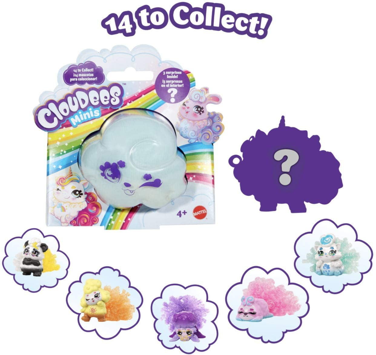 Cloudees Minis 4-Pack [4 RANDOM Pets!] - Walmart.com