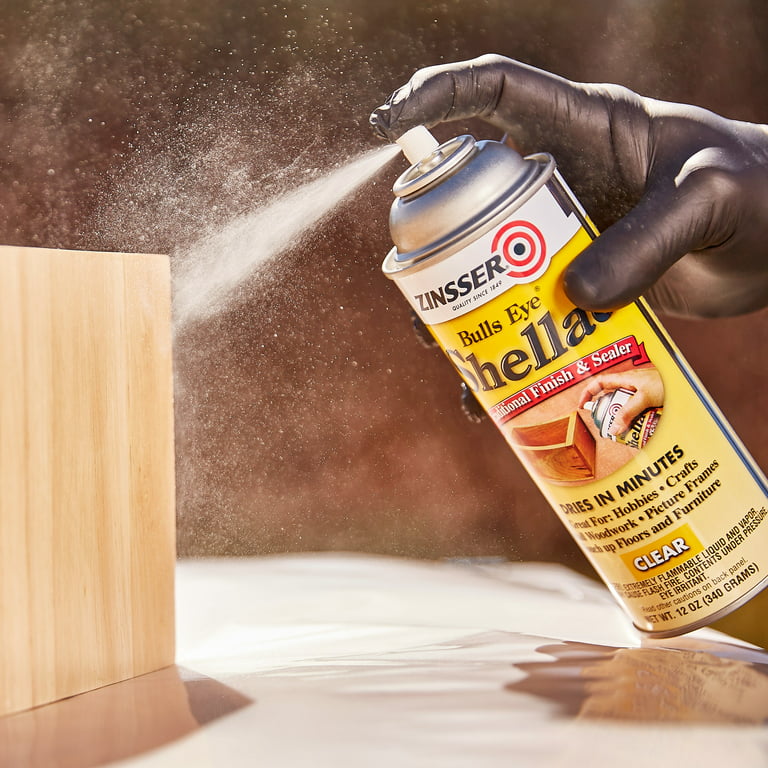 How to use Zinsser spray shellac  Spray shellac, Shellac, Wood projects