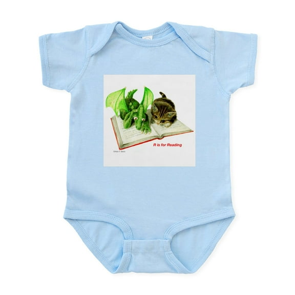 CafePress - R Is For Reading Infant Bodysuit - Baby Light Bodysuit, Size Newborn - 24 Months