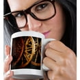 thumbnail image 2 of 3drose, Golden Age Technologies - Spinning Wheels Spare Parts. Stylized Photo, 15oz Mug, 2 of 6
