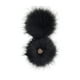 thumbnail image 1 of Moyic Faux Balls Pompones Sombreros de invierno Bufanda Gorros Tejidos Bola de pelo Fiesta hecha a mano Ropa de felpa Bolsa Suministros blanco Artesanía negro Moyic HA059883-01, 1 of 6