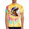 thumbnail image 2 of Wild Bobby, Trippy Galactic T-Rex on Taco, Pop Culture, Tie-Dye Tees, Aurora, Large, 2 of 3