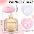 thumbnail image 3 of Body Powder Puff and Container Tioncy, 3 unidades, con funda de cristal, 3 of 7