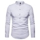 thumbnail image 2 of Hombres Casual Sólido de Moda Cuello Alto Manga Variable Jersey Longitud Camisa de Manga Larga Blusa Odeerbi ODB-6, 2 of 9