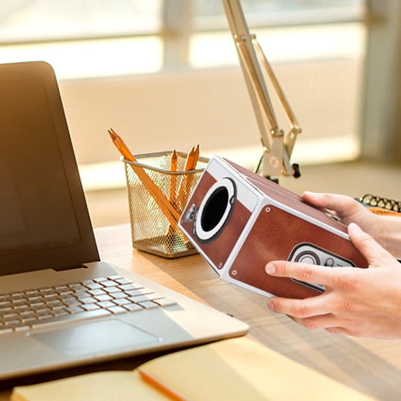 Meggemo 2nd Generation Wireless Smartphone Projector No Power Installation Required Compact Mini Projector for Home Theater Outdoor Movies Bedroom Living Room Easy Setup