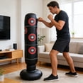 thumbnail image 3 of ERK 1Pcs Inflatable Punching For Adults And Kids With Stand Base Heavy Duty Training For Fitness Boxing MMA, 3 of 4