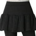 thumbnail image 3 of Gibobby leggings mujer Pantalones de mujer Pantalones de falda cálidos más pantalones elásticos gruesos de terciopelo Leggings cálidos de moda（Negro， L), 3 of 5