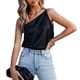thumbnail image 1 of Top con un hombro,Camisetas sin mangas para mujer, camisola sin mangas, camisetas sin mangas para mujer, multifuncionales, 1 of 8