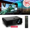 6000 LM Full HD LED LCD Projector Home Theater TV/HDMI 1080P 3D TV WXGA 1280x800