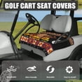 thumbnail image 3 of Whosucclay 4 Pockets Golf Cart Seat Towel Blanket Cover for Beach Outdoors, 4 Storage Pockets Anti-Scratch Golf Cart Seat Protector, Cow Sunflower, 3 of 7
