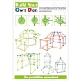 thumbnail image 2 of Children DIY Fort Building Kit Playhouse Toy Block Puzzle de, 2 of 9