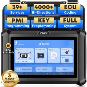 XTOOL D7S Bidirectional Scan Tool AI-Assisted OBD2 Scanner Diagnostic Tool with ECU Cod-ing, All System Car Scanner, 39  Resets, FCA, Crankshaft Relearn