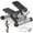 Silver, variant on Mini Steppers, Stair Steeper with Resistance Bands for Exercise, Portable Stair Steppers with Low Noise, 300 lbs Weight Capacity, Black