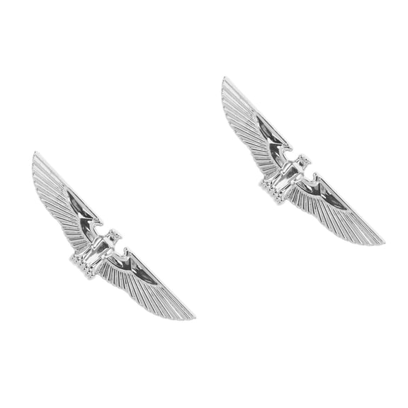 Masteelf 2pcs Metal 3D Eagle Car Decal Flying Wings Eagle Sticker Decorative Car Decal Automotive Badge Decal for SUV and Trucks Decoration