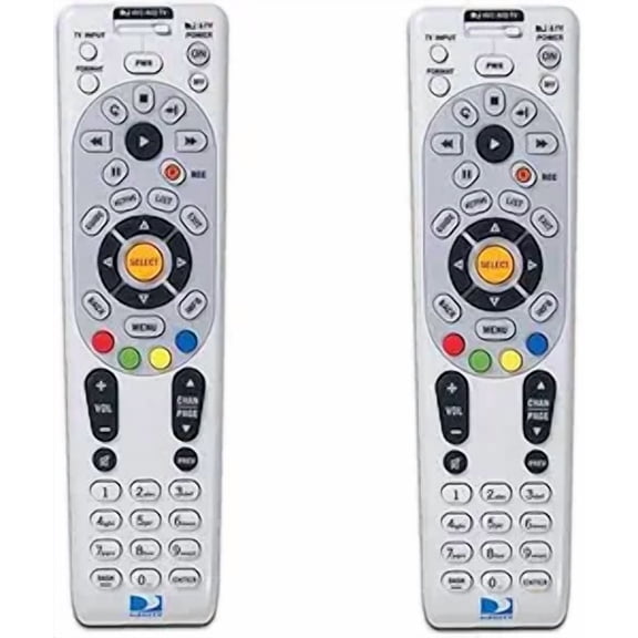 2 Pack - DIRECTV RC66RX IR/RF Remote Control