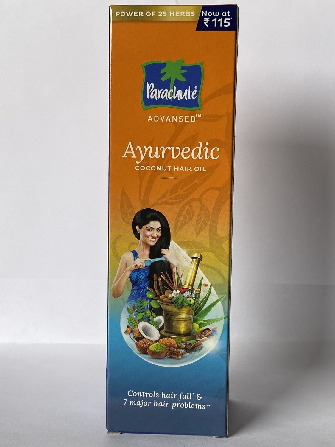 PARACHUTE Advanced Ayurvedic Coconut Oil 190 ml [PACK OF 1] Walmart