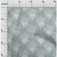 thumbnail image 1 of oneOone Cotton Poplin Twill Dusty Teal Green Fabric Floral Mandala Dress Material Fabric Print Fabric By The Yard 56 Inch Wide, 1 of 4