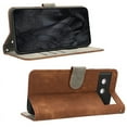 thumbnail image 2 of PANDACO Brown Wallet Case for Pixel 8, 2 of 5