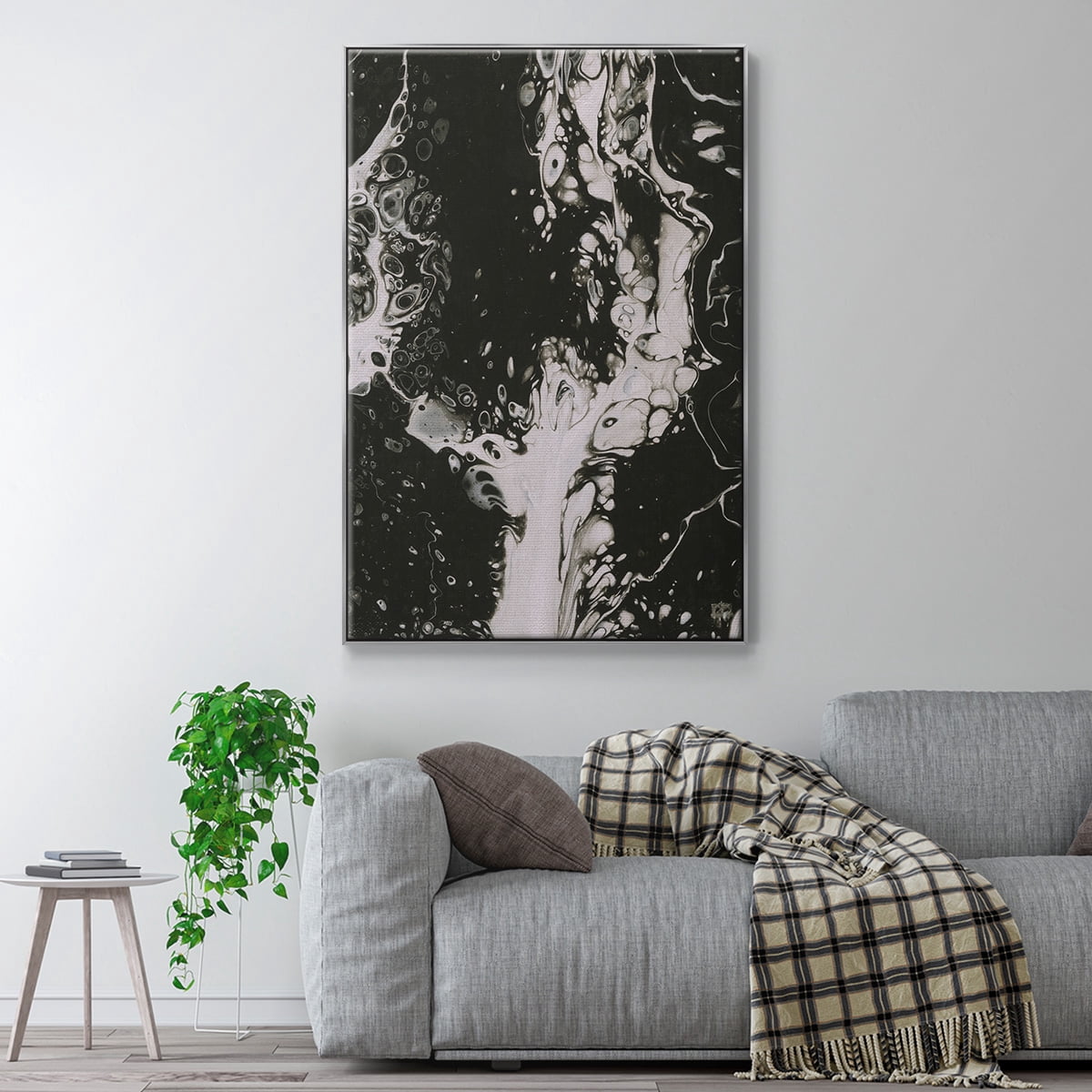 C37 Framed Premium Gallery Wrapped Canvas - Ready to Hang - 25 x 37 - Silver Floating Frame