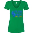 thumbnail image 3 of Inktastic Team Boy Women's V-Neck T-Shirt, 3 of 5
