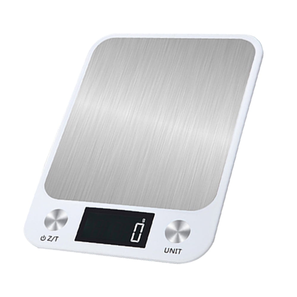 KAZETEC Digital Kitchen Scale Multifunction Food Scale Measure Weight(max:11lb/5kg/176oz) Accurately Stainless Steel Scale Digital Weight Tare Functio