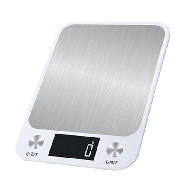 Báscula digital de cocina/alimentos gramos y onzas - Báscula de peso de cocina ultradelgada/multifunción/función de tara para cocinar y hornear