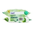 thumbnail image 3 of Equate Flushable Wet Wipes with Witch Hazel & Aloe, 96 Wipes (2 Pack), 3 of 12