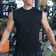 thumbnail image 5 of biudgviw Mens Muscle Tank Tops Pleated Sleeveless Workout Athletic Shirts Summer Casual Fitted Outdoor Crewneck Tees, 5 of 5