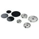 thumbnail image 5 of Oven Gas Hob Burner Flat Concave Fire Cover Crown Flame Cap Gas Burner Flame Cap Fits Most Gas Stove Burners Accessories, 5 of 9